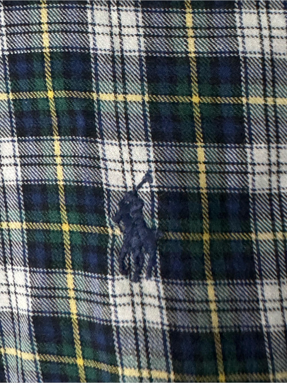 Polo Ralph Lauren Vintage Plaid Flannel Button Down XXL 90s Dress Shirt Luxury